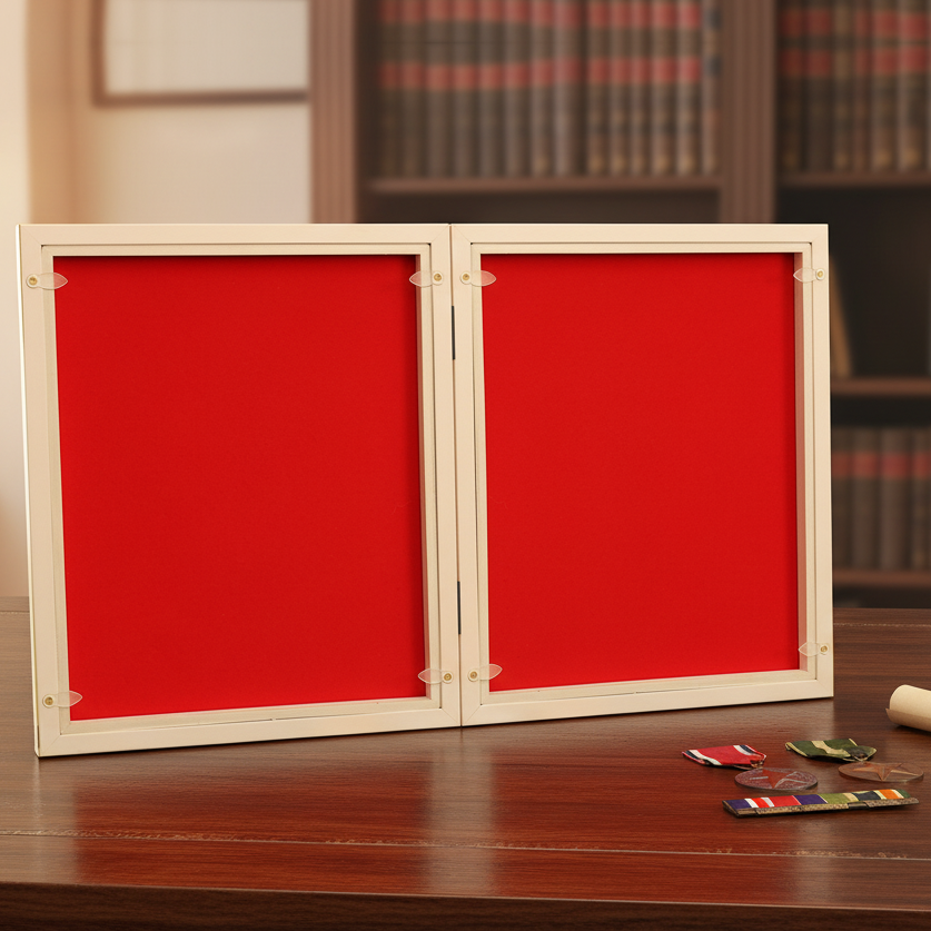 Рамка для военного БЕЛАЯ, витрина для наград и медалей - Изображение 3